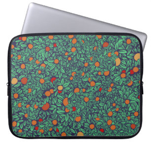 Rich Orchard: Vintage Tree Pattern. Laptop Sleeve