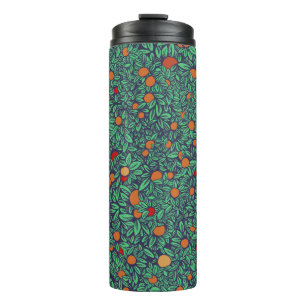 Rich Orchard: Vintage Tree Pattern. Thermal Tumbler