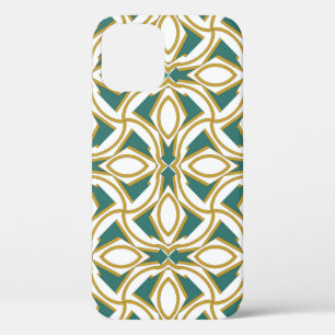 rich ornament. Sloping seamless colourful ornamen iPhone 12 Case