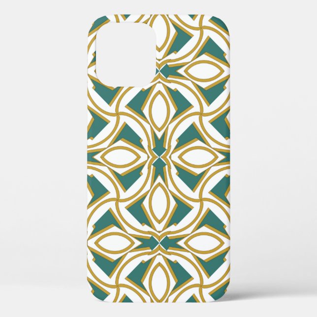  rich ornament. Sloping seamless colourful ornamen Case-Mate iPhone Case (Back)