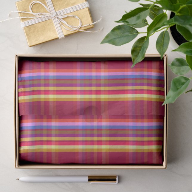 Rich Plaid RC Tissue Paper (Gift)
