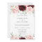 Rich Red Burgundy Blush Pink Roses Floral Wedding 