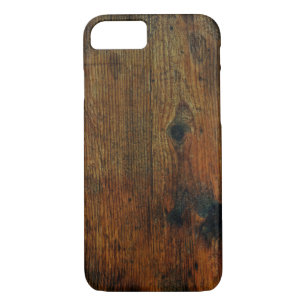 Rich red old realistic look wood OtterBox iPhone c iPhone 8/7 Case