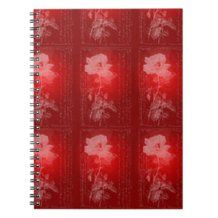 Rich Red Rose Notebook