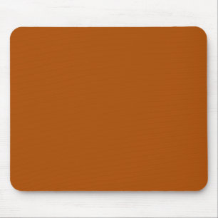 Rich sienna brown colour ready to customise mouse mat