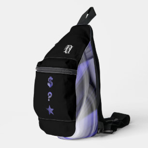 RICH Sling Bag Trend Abstract Lavender Violet