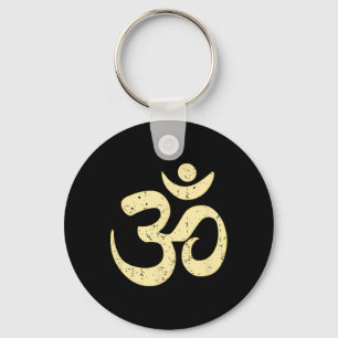 Rich Sphere Om Omkar Aum Symbol Spiritual Yoga Med Key Ring