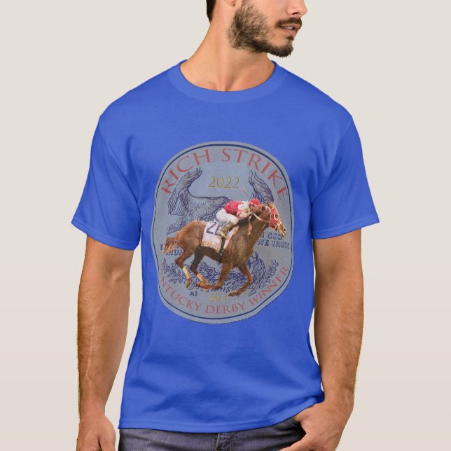 Rich Strike 2022 Kentucky Der T-Shirt (Front)