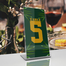 Rich Theme Table Number