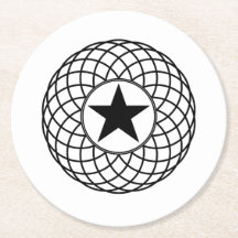 Rich Witch Society Round Coaster