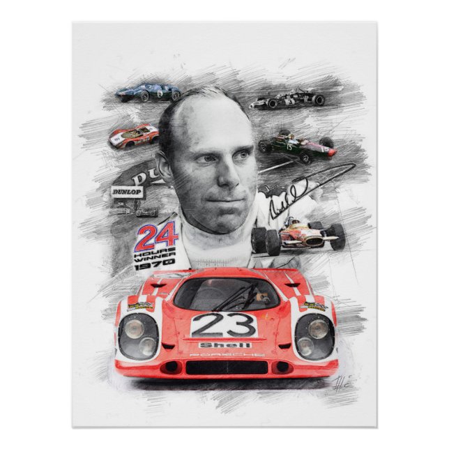 Richard Attwood Poster (Front)