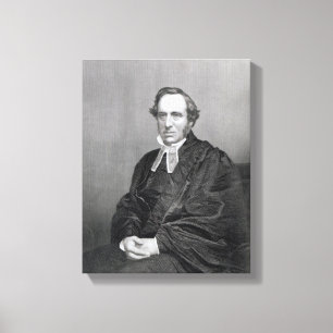 Richard Chenevix Trench, engraved by D.J Pound Canvas Print
