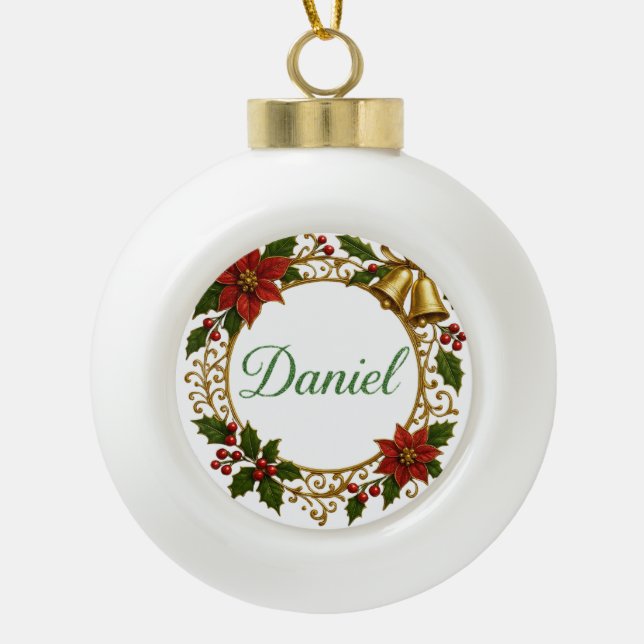 Richard Christmas Ball Ornament – Keepsake (Front)