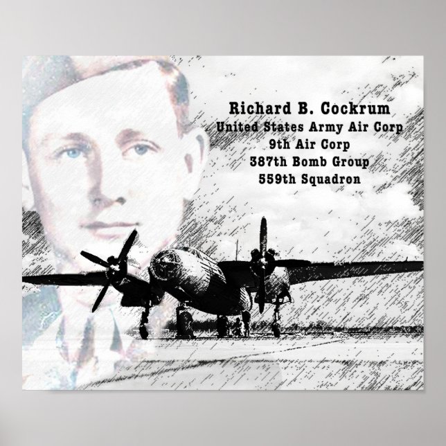 Richard Cockrum Air Force Poster (Front)