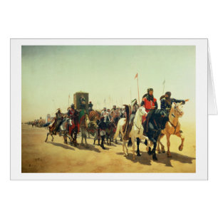 Richard Coeur de Lion on his way to Jerusalem