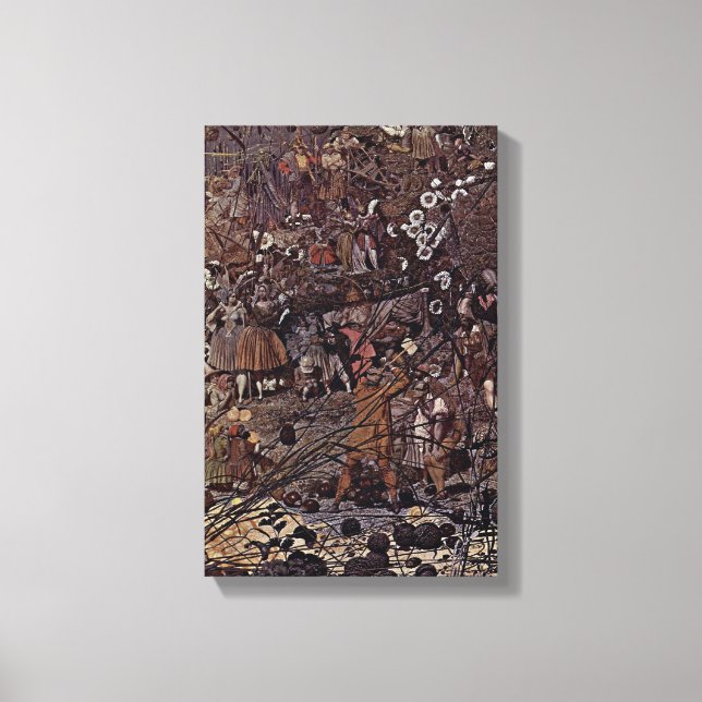 Richard Dadd - The Fairy Fellers Master-Stroke Canvas Print (Front)