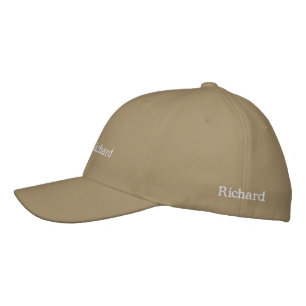 Richard Embroidered Mans Name, Embroidered Hat