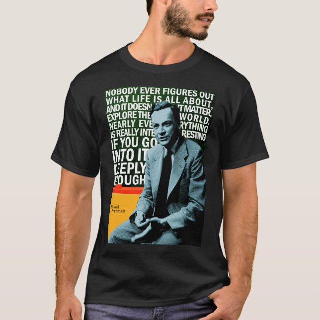 Richard Feynman friends T-Shirt (Front)