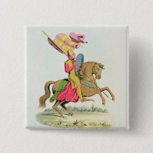 Richard Fitzhugh, Constable of Chester and Standar 15 Cm Square Badge