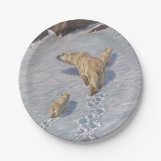 Richard Friese, Polar Bear Family Paper Plate