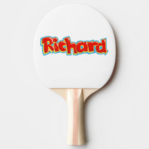 Richard graffiti ping pong paddle