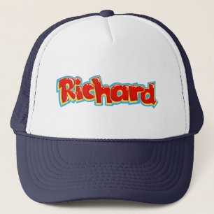 Richard graffiti trucker hat