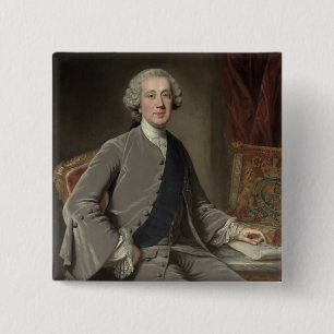 Richard Grenville, Earl Temple, c.1760 15 Cm Square Badge