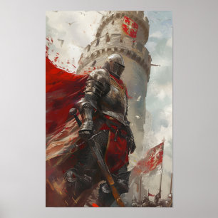 Richard I Lionheart Portrait Poster