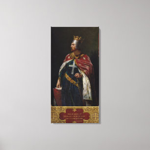Richard I the Lionheart  King of England, 1841 Canvas Print