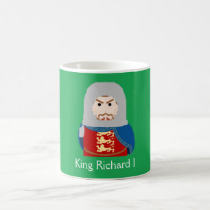 Richard I the Lionheart King of England Coffee Mug