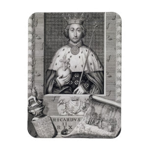 Richard II (1367-1400) King of England 1377-99, af Magnet