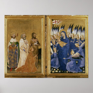 Richard II Presented to the Virgin and Child Poster