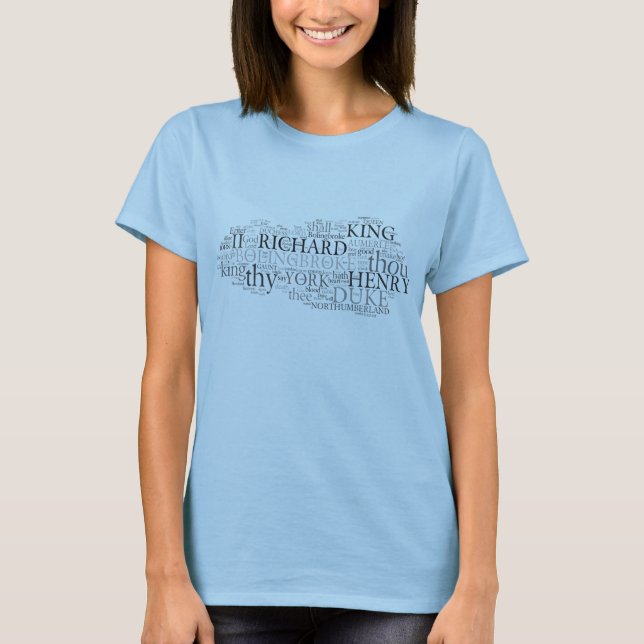 Richard II Word Cloud T-Shirt (Front)