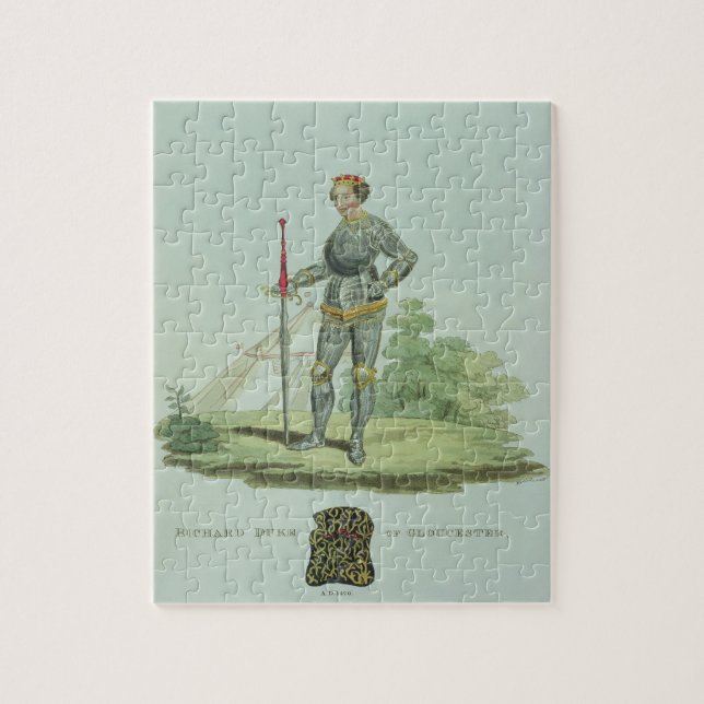 Richard III (1452-85) 1470, engraved by W. Maddock Jigsaw Puzzle (Vertical)