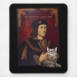 Richard III and his cat Mouse Mat