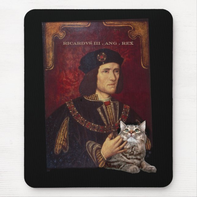 Richard III and his cat Mouse Mat (Front)