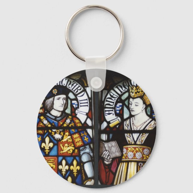 RICHARD III AND QUEEN ANNE OF ENGLAND KEY RING (Front)