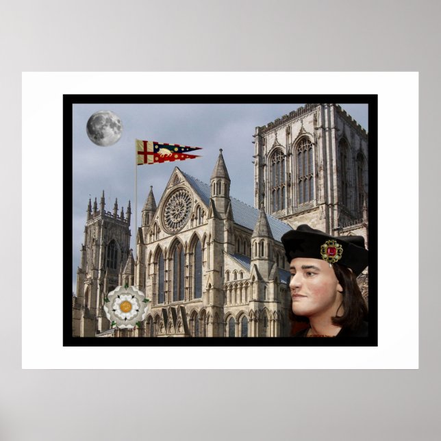 Richard III and York Minster Poster (Front)
