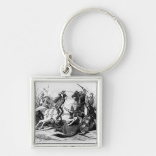 Richard III at the Battle of Bosworth in 1485 Key Ring
