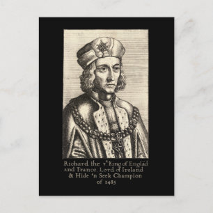 Richard III: Hide 'n Seek Champion Postcard