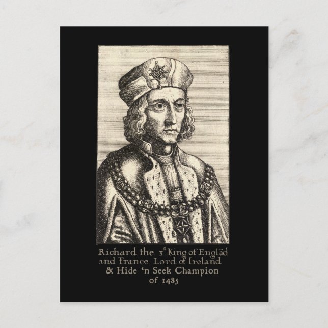 Richard III: Hide 'n Seek Champion Postcard (Front)
