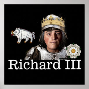 Richard III in armor Poster