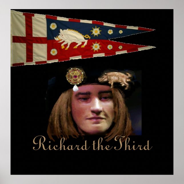 Richard III is smiling! Poster (Front)