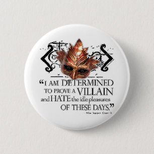 Richard III Quote 6 Cm Round Badge