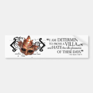 Richard III Quote Bumper Sticker