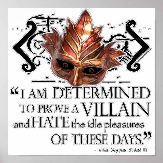 Richard III Quote Poster (Front)