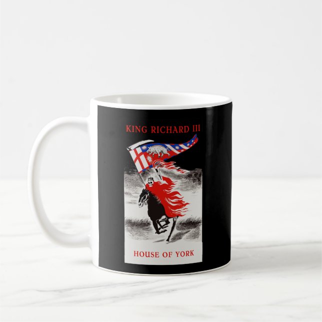 Richard Iii War Of The Roses House Of York Rides A Coffee Mug (Left)