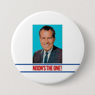 Richard M. Nixon 7.5 Cm Round Badge