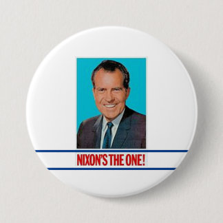Richard M. Nixon 7.5 Cm Round Badge