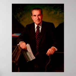 RICHARD M. NIXON by James Anthony Wills Poster